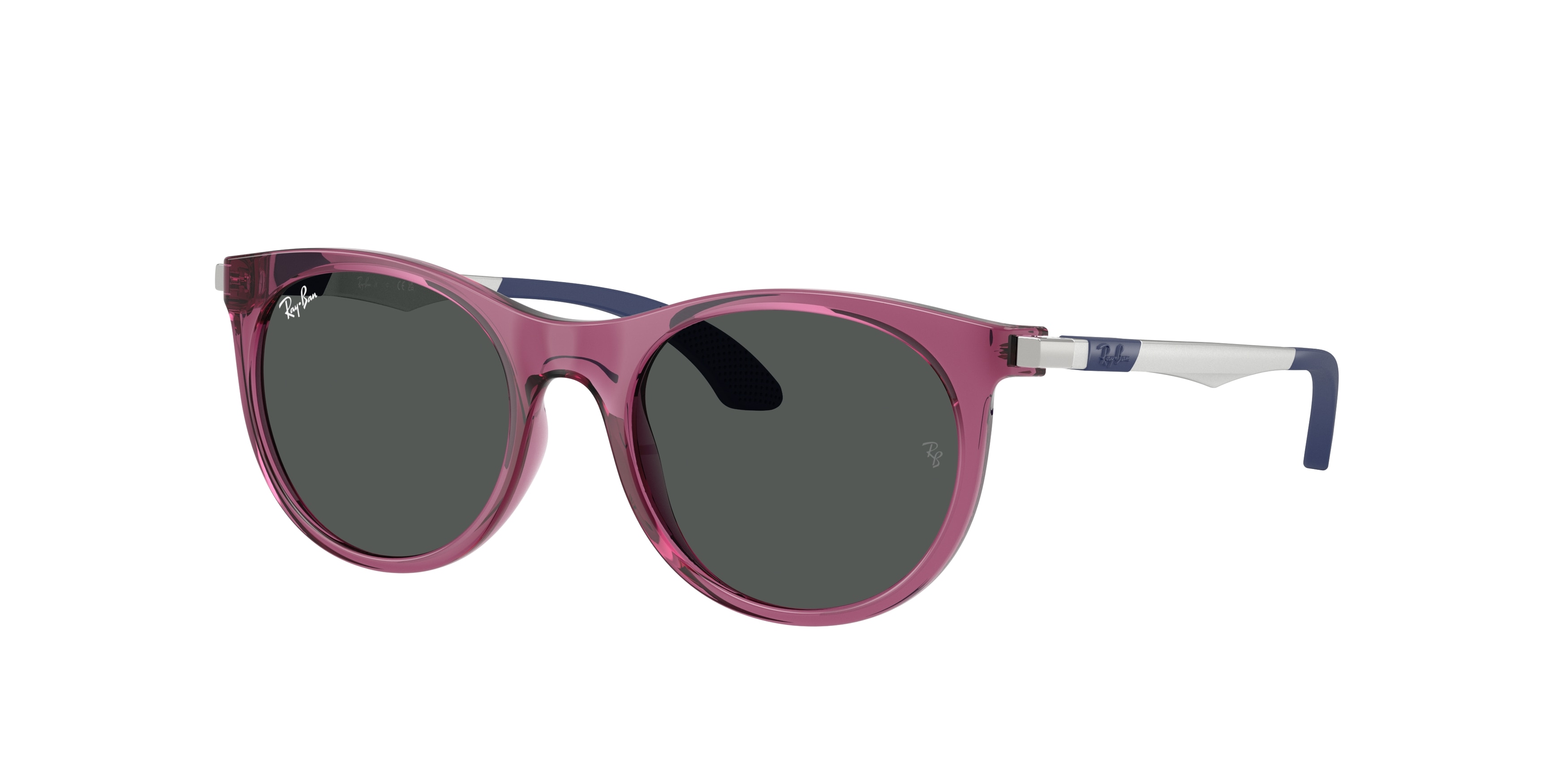 Ray - Ban Bambino RJ9082S 718687 Aurinkolasit Nylon Viola Grigio Pantos Normale-image